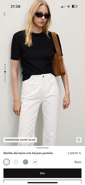 40 Beden Mango jean