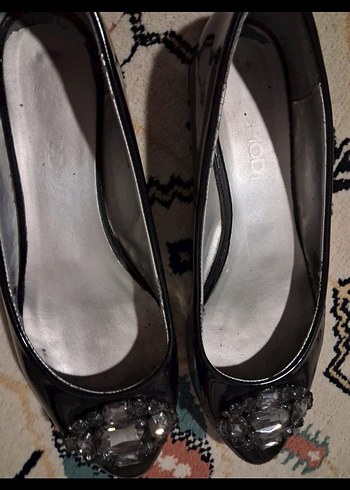 siyah  tokalı babet - Görsel 5