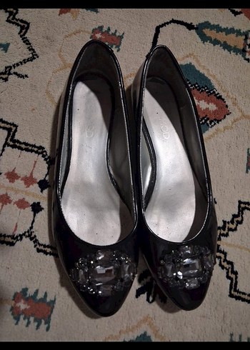 siyah  tokalı babet - Görsel 7