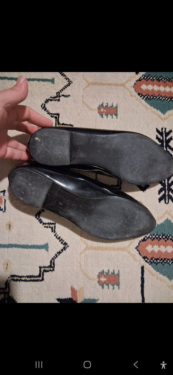 siyah  tokalı babet - Görsel 3