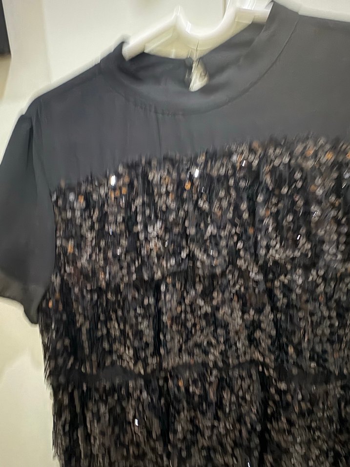 PULLU GECE ELBİSESİ - Görsel 2