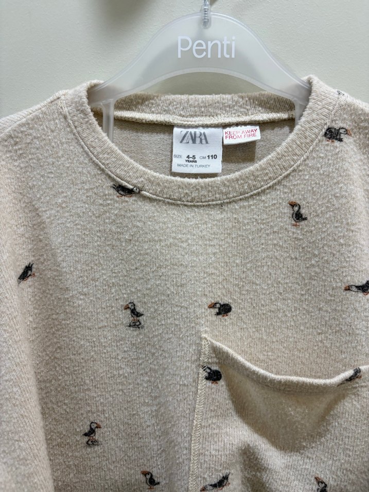 Zara desenli kazak - Görsel 3