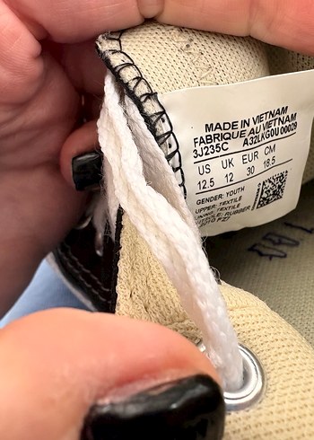 SİYAH CONVERSE 30 numara - Görsel 3