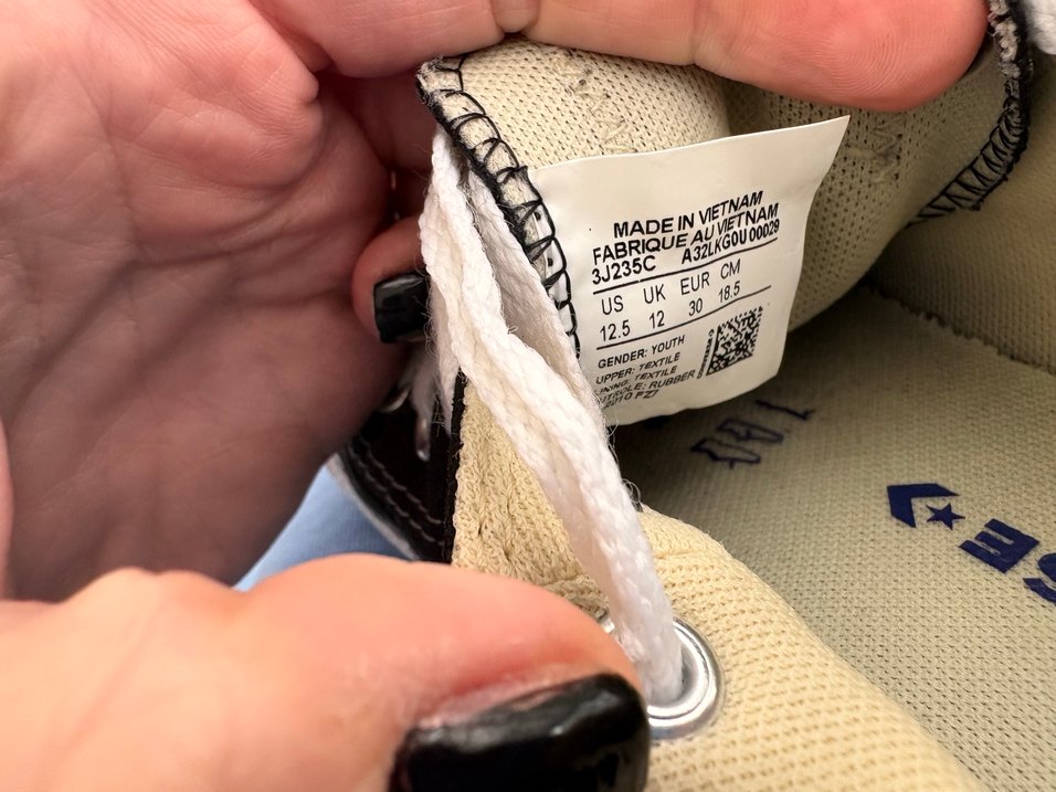 SİYAH CONVERSE 30 numara - Görsel 3