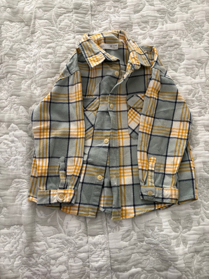 Gri Kareli Erkek Çocuk Gömlek - Görsel 3