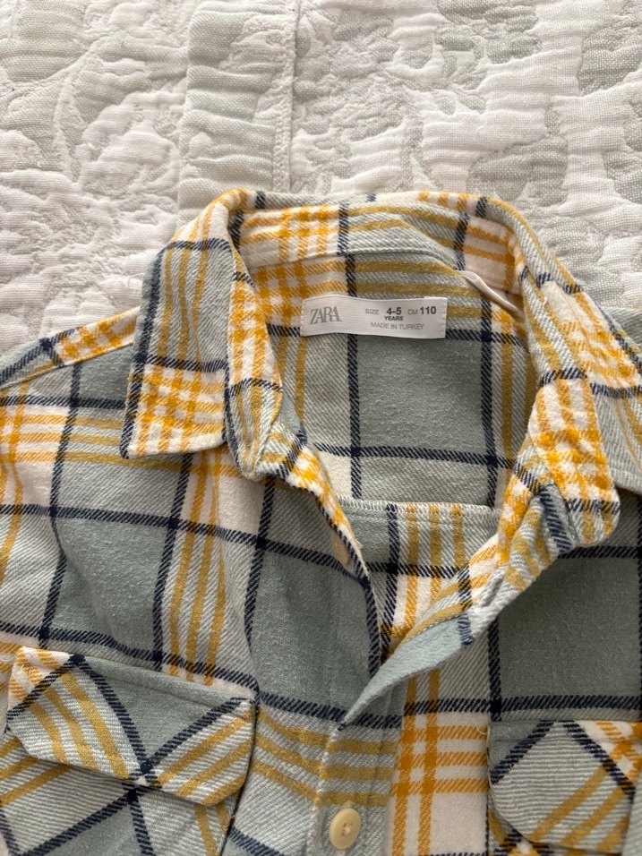 Gri Kareli Erkek Çocuk Gömlek - Görsel 2