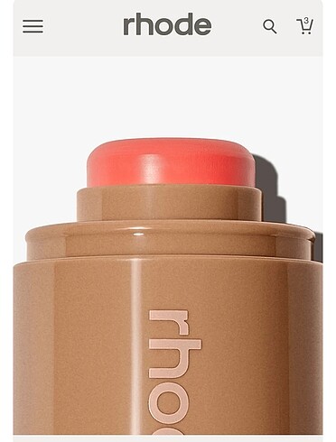  Beden Renk RhodeSkin Pocket Blush stick allık FRECKLE