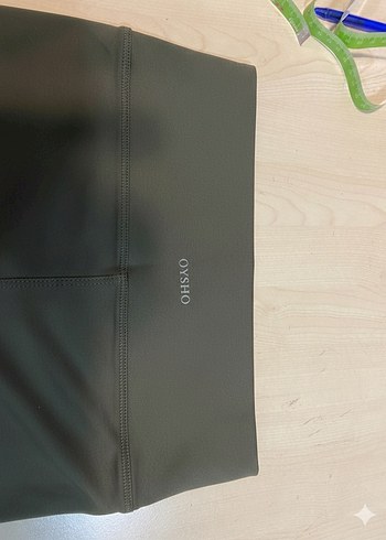 Oysho dalgıç kumaş yüksek bel tayt - Görsel 6