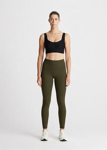 Oysho dalgıç kumaş yüksek bel tayt - Görsel 4