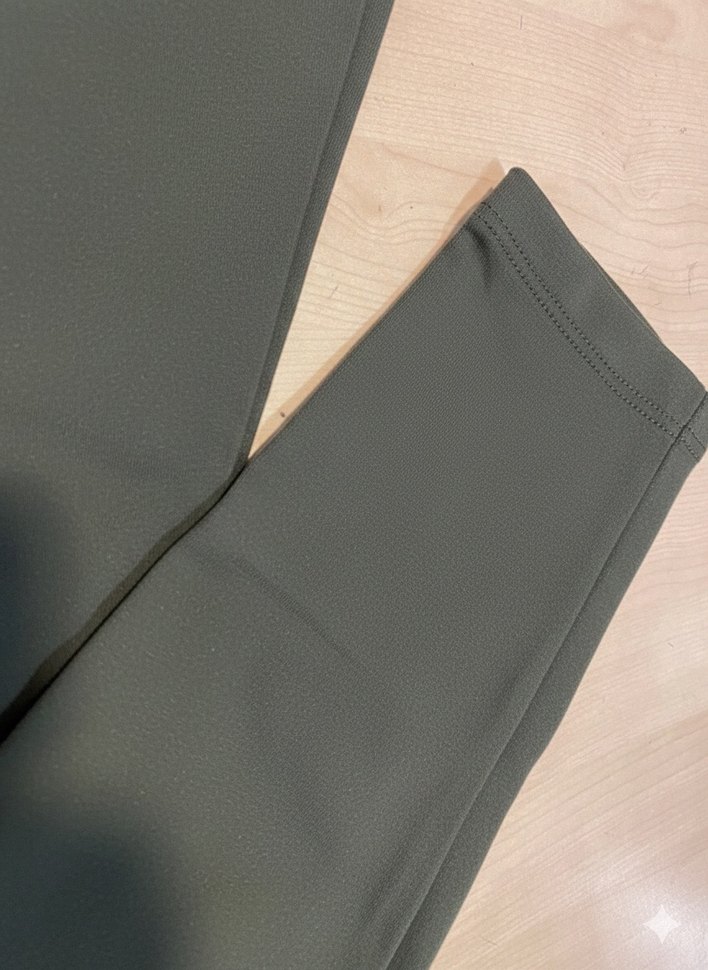 Oysho dalgıç kumaş yüksek bel tayt - Görsel 5