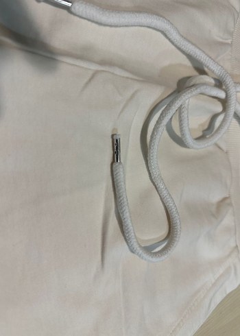 Asos orjinal pamuk ekru bermuda şort - Görsel 4