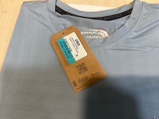 s Beden mavi Renk North face petekli dalgıç sporcu tshirt
