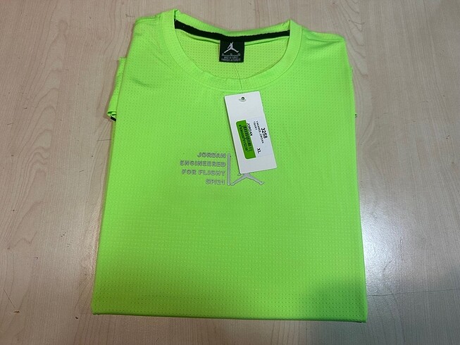xl Beden yeşil Renk Nike air Jordan flight sporcu tshirt