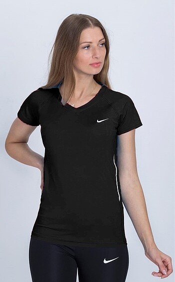 Nike V yaka dalgıç kumaş slim atlet
