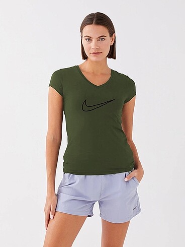 Nike V yaka dalgıç kumaş slim atlet