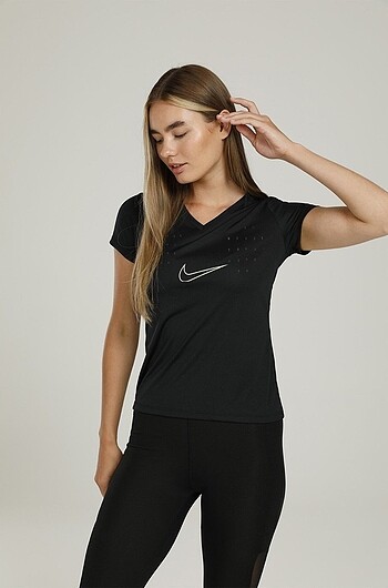 Nike V yaka dalgıç kumaş slim atlet