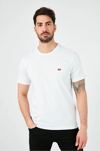 Levis bisiklet yaka pamuk kumaş tshirt