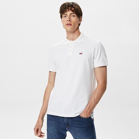 Levis polo yaka pamuk pike kumaş tshirt