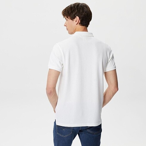 Levis Levis polo yaka pamuk pike kumaş tshirt