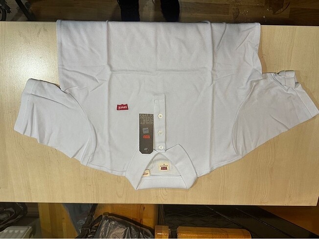 xl Beden beyaz Renk Levis polo yaka pamuk pike kumaş tshirt