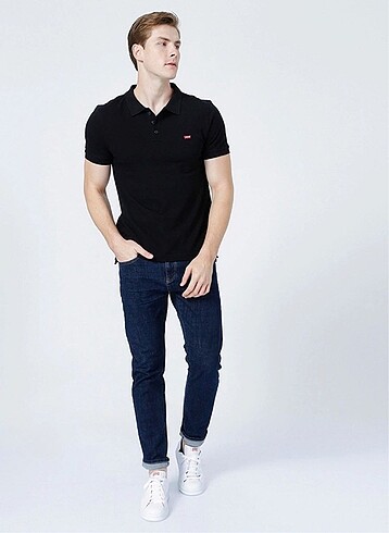 Levis Levis polo yaka pamuk pike kumaş tshirt