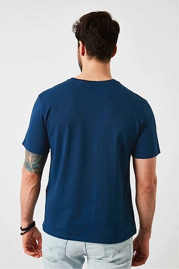 Levis Levis bisiklet yaka pamuk kumaş tshirt