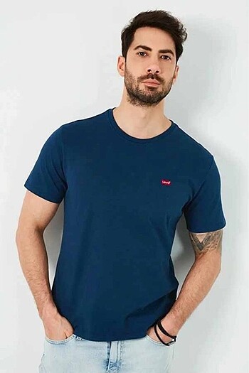 Levis bisiklet yaka pamuk kumaş tshirt