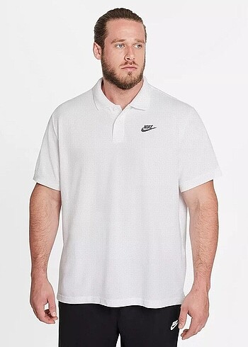Nike büyük beden sporcu polo yaka tshirt
