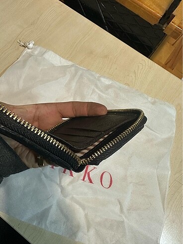 Vakko mini cüzdan kartlık fermuarlı - Görsel 7