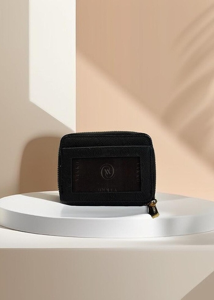 Vakko mini cüzdan kartlık fermuarlı - Görsel 3