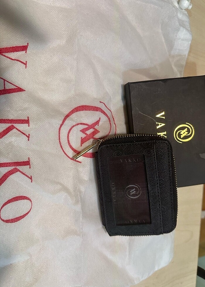Vakko mini cüzdan kartlık fermuarlı - Görsel 4