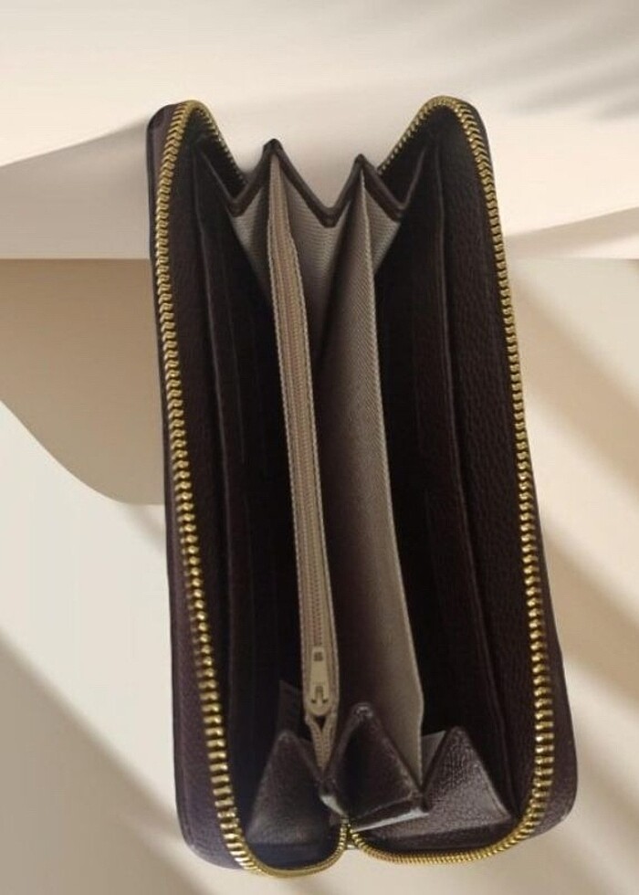 Vakko orta boy cüzdan fermuarlı kapama - Görsel 3