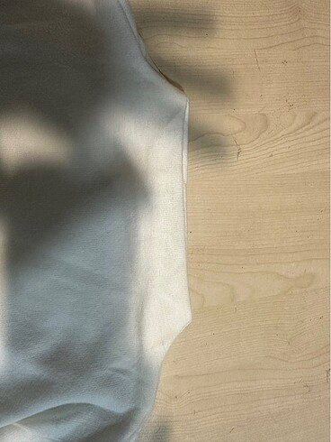 Stradivarius beyaz pmk bel büzgülü sweat - Görsel 9