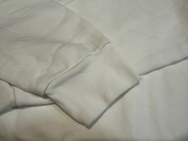 Reserved ekru renk Yüzde 100 pamuk sweat - Görsel 7