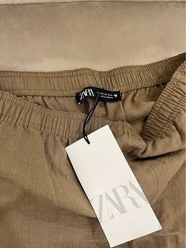 xs Beden kahverengi Renk Zara pantolon