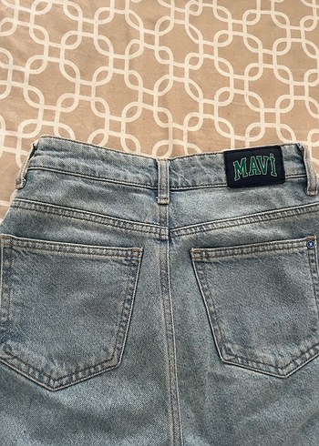 27 Beden Wide leg mavi jean kot pantolon