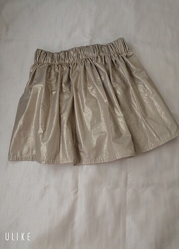 Mini etek sexy fantezi gold kostüm