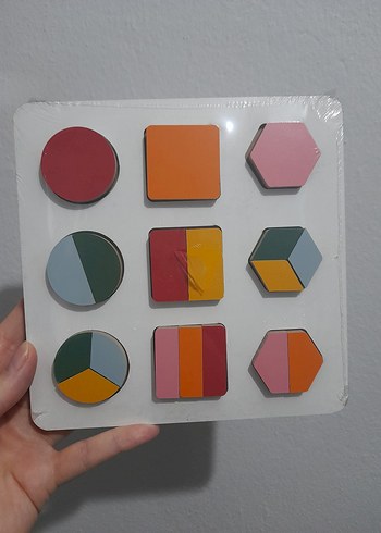 Renkli Eğitici Ahşap Oyuncak Seti - Görsel 2