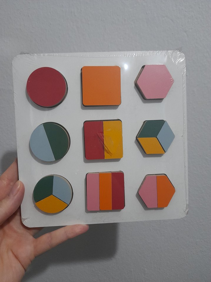 Renkli Eğitici Ahşap Oyuncak Seti - Görsel 2