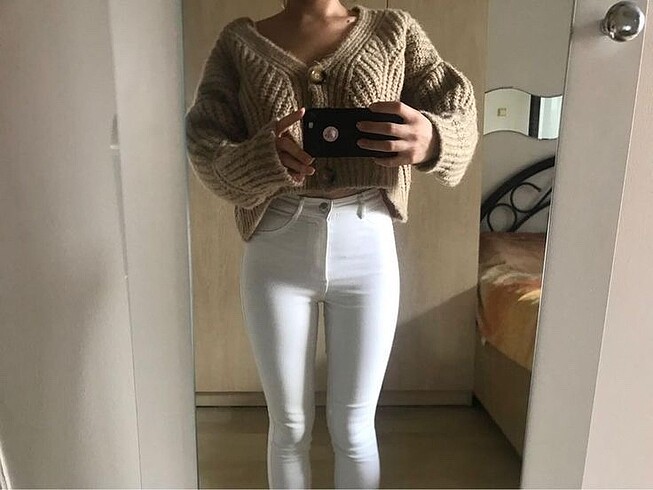 Zara yüksek bel skinny