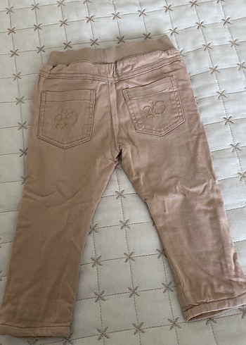 Diğer Bej Kemerli Erkek Çocuk Keten Pantolon