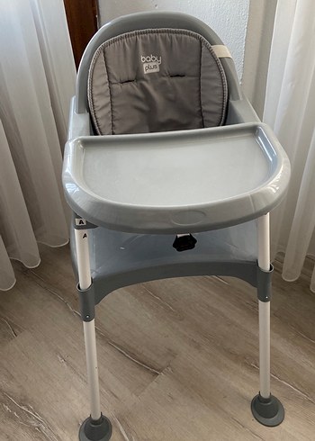 Gri Baby Plus Bebek Mama Sandalyesi