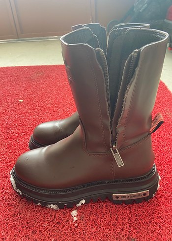 Orjinal Harley Davidson Kahverengi Bot - Görsel 5