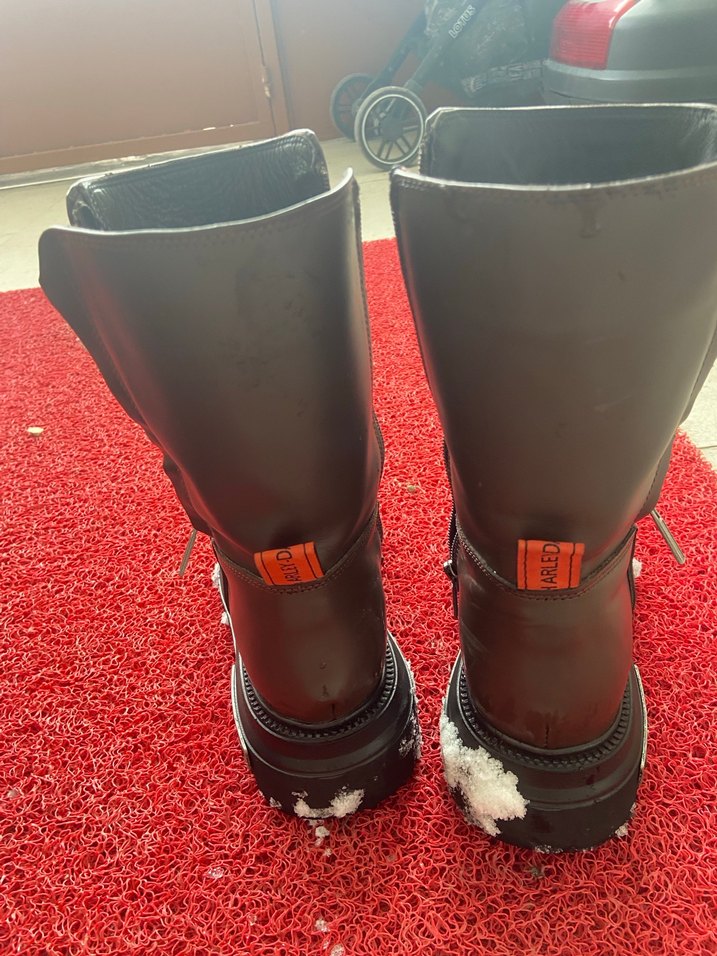 Orjinal Harley Davidson Kahverengi Bot - Görsel 2