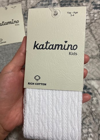 Katamino Kız Çocuk Külotlu Çorap - Görsel 3
