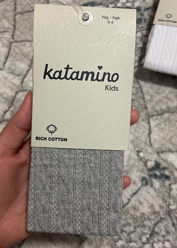 Katamino Kız Çocuk Külotlu Çorap - Görsel 2