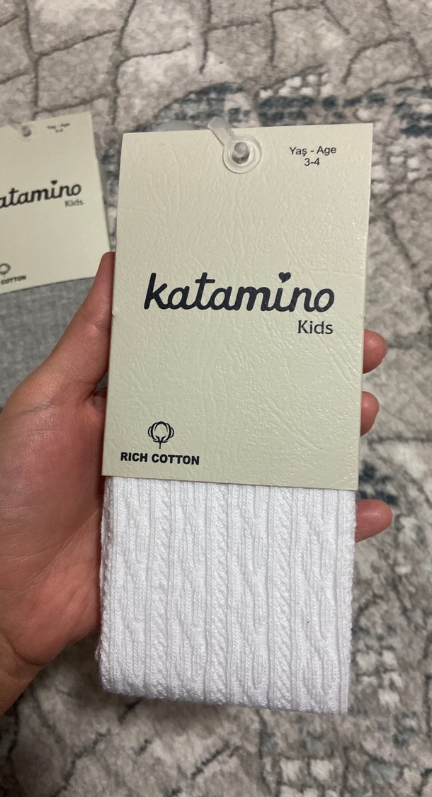 Katamino Kız Çocuk Külotlu Çorap - Görsel 3