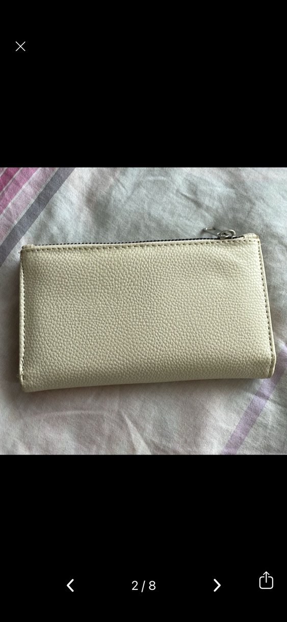 Bej Fermuarlı Kadın Cüzdanı - Görsel 2