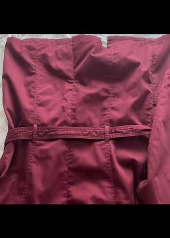 Bordo Düğmeli Kadın Ceket - Görsel 6