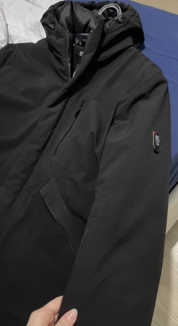 Erkek Siyah  Mont - Görsel 2